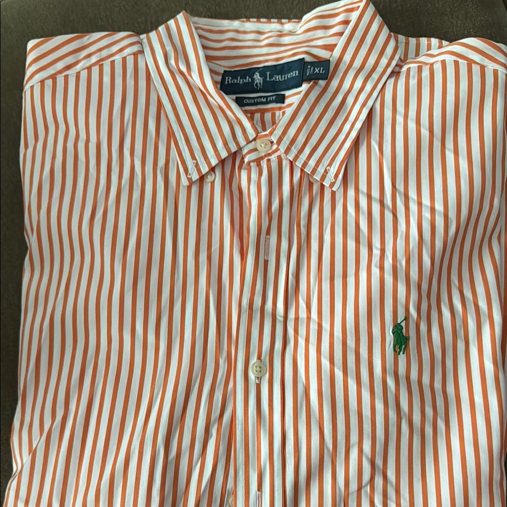 Polo Ralph lauren long sleeve men’s  casual button down shirt custom fit XL